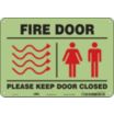 Fire Door Please Keep Door Closed Signs