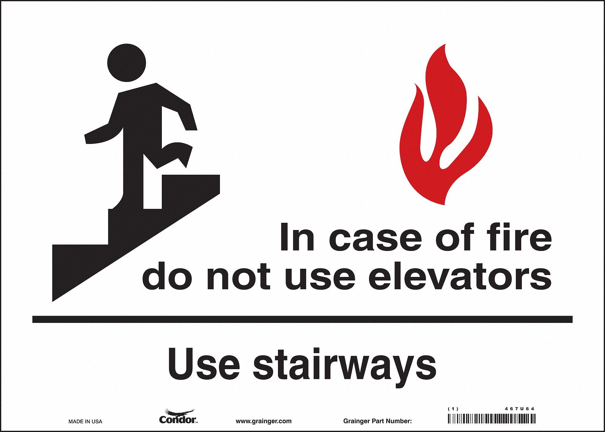 PANNEAU SECURITE,10PO X 14PO,VINYLE