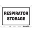 Respirator Storage Signs