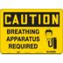 Caution: Breathing Apparatus Required Signs