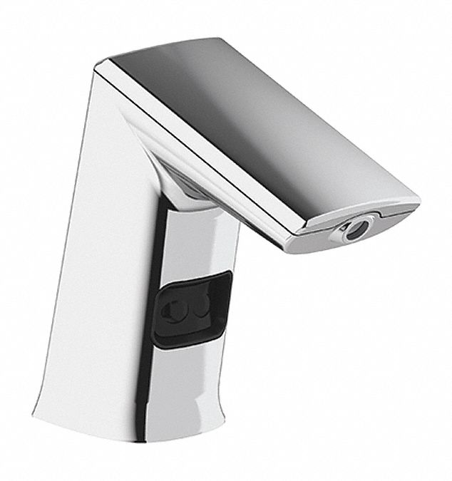 Soap Dispenser: Auto, Counter, Foam, 1, 500 mL Refill Size, Brass, Silver, Polished Chrome