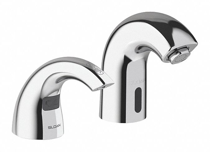 Soap Dispenser: Auto, Counter, Foam, 1, 500 mL_2, 300 mL Refill Size, Brass, Silver, ESD Series