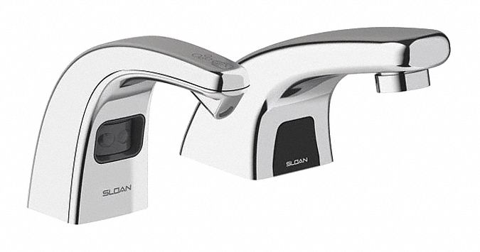 Soap Dispenser: Auto, Counter, Foam, 1, 500 mL_2, 300 mL Refill Size, Brass, Silver, ESD Series