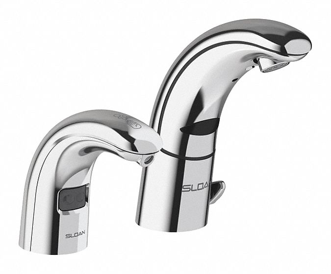 Soap Dispenser: Auto, Counter, Foam, 1, 500 mL_2, 300 mL Refill Size, Brass, Silver, ESD Series