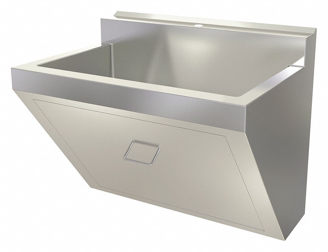 SANILAV Scrub Sink SaniLav, Deck, 30 1/4 in x 17 1/2 in Bowl Size