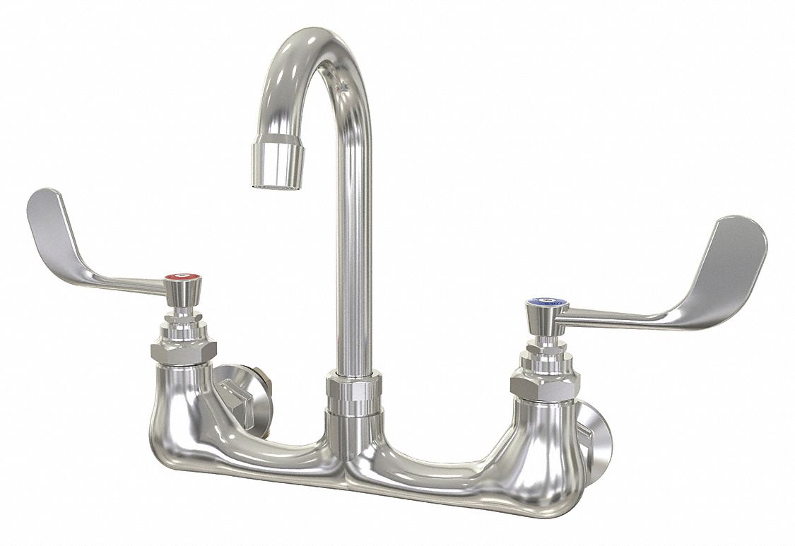 SaniLav, Chrome Finish, Gooseneck Service Sink Faucet 468C65206.5