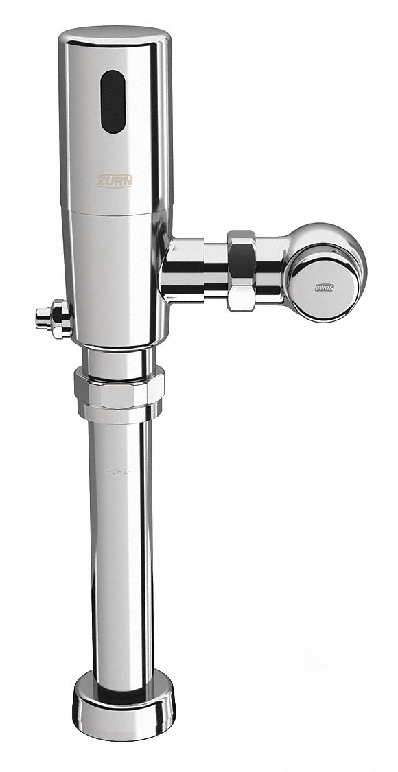AUTOMATIC FLUSH VALVE: ZURN ZTR6200, 1.1 GPF, 10 IN/12 IN/14 IN ROUGH-IN, BATTERY