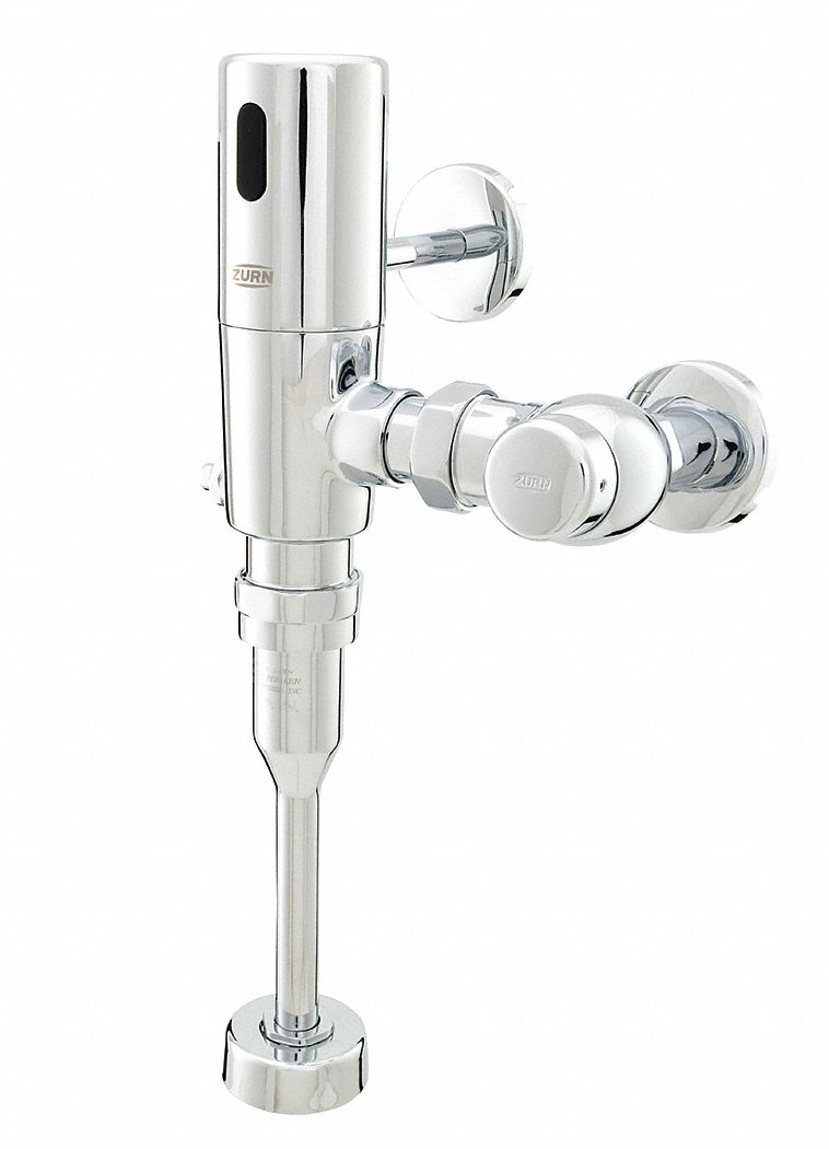 AUTOMATIC FLUSH VALVE: ZURN ZTR6203, 0.5 GPF, 10 IN/12 IN/14 IN ROUGH-IN, ELECTRIC