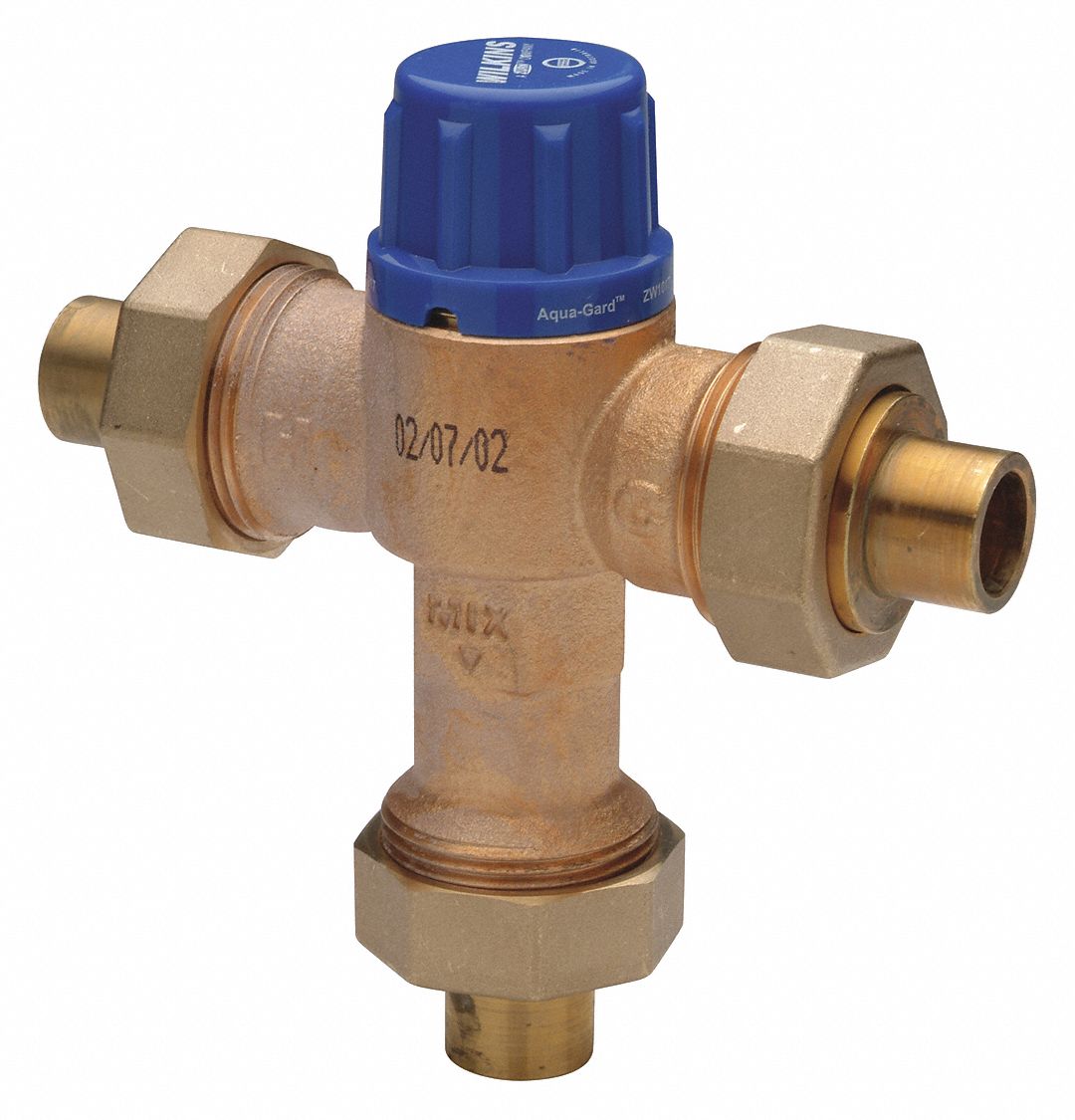 ZURN Mixing Valve Brass, 0.5 to 4.0 gpm Flow Rate, NPT Inlet