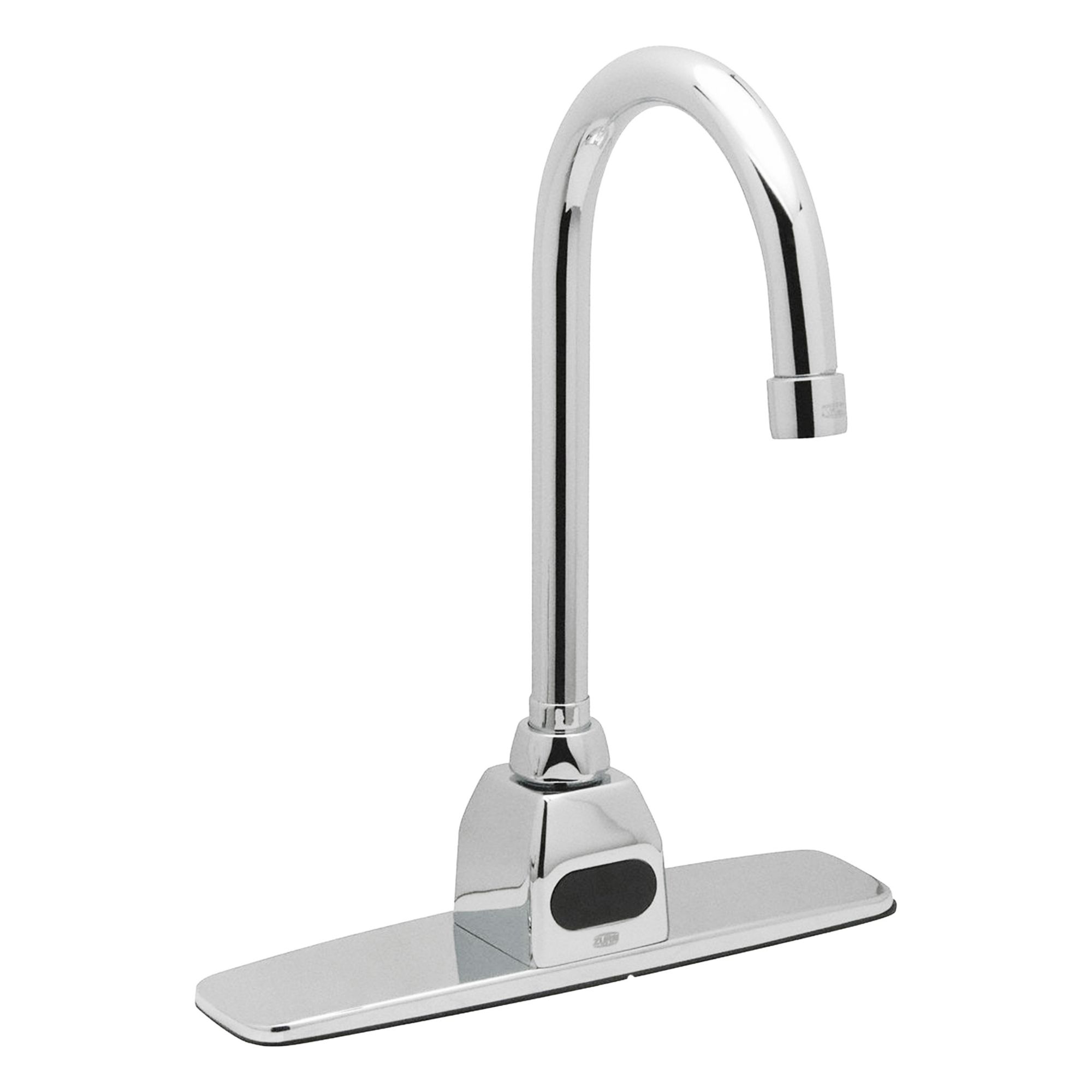 Bathroom Sensor Faucet: AquaSense®, Brass, Chrome Finish, Single-Post, Hardwired, Aerated, NPSM