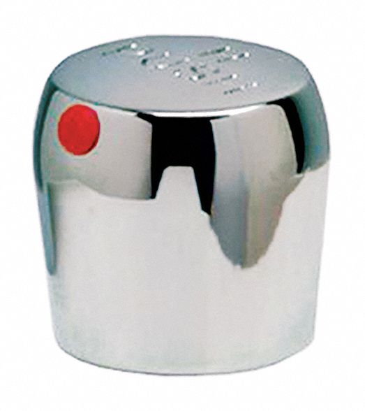 Handle: Zurn, For AquaSpec® Series, Push Button Handle, Use with Hot Water Temp, Brass