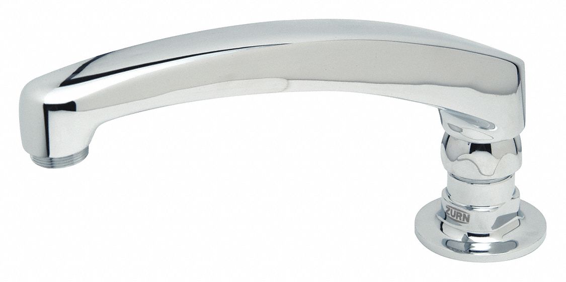 Spout: AquaSpec®, Spout, Arc, Swivel Spout, Brass, Chrome, 0.5 gpm Flow Rate