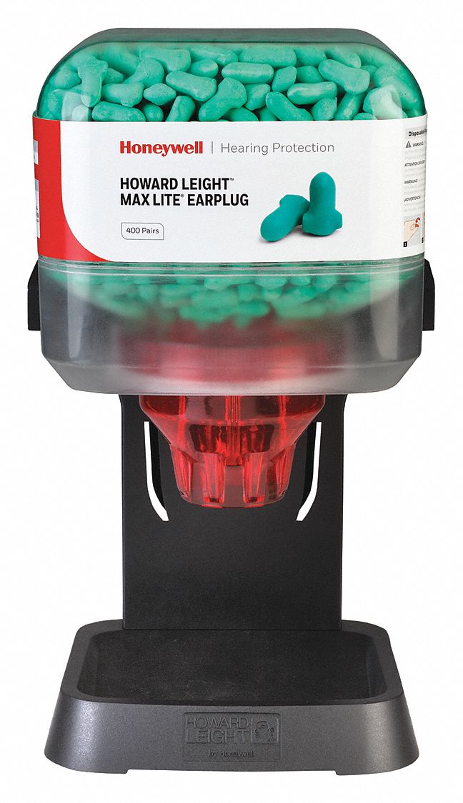 HONEYWELL HOWARD LEIGHT ContouredT Ear Plug Dispenser, 30 dB Noise Reduction Rating NRR, M