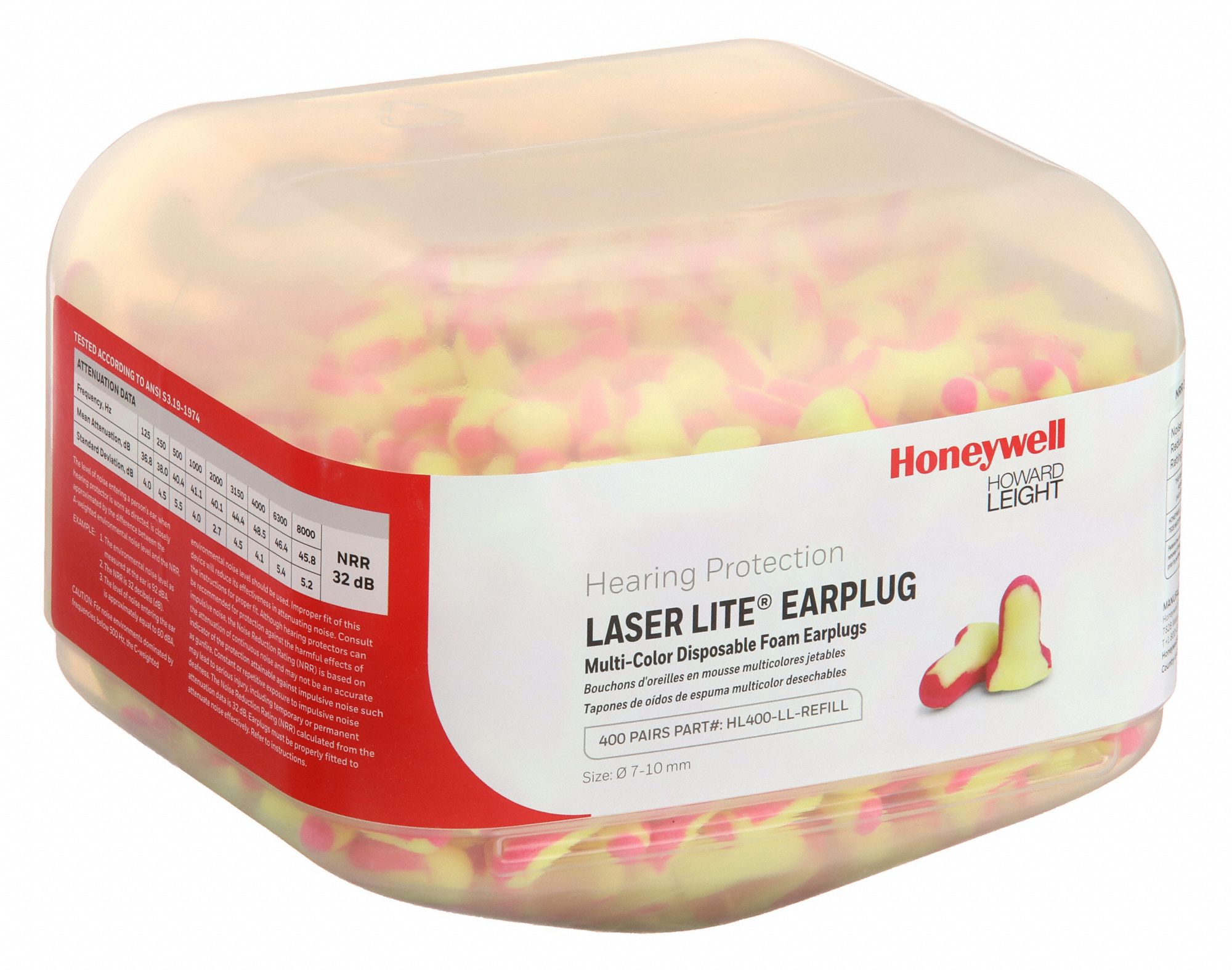 BOUCHONS OREILLES,RECHRGE,NRR 32DB,CLOCHTTE,CSA Z94.2-1994,RSE/JNE,UNIVERSELLES,MOUSSE,PQ400 PAIRES