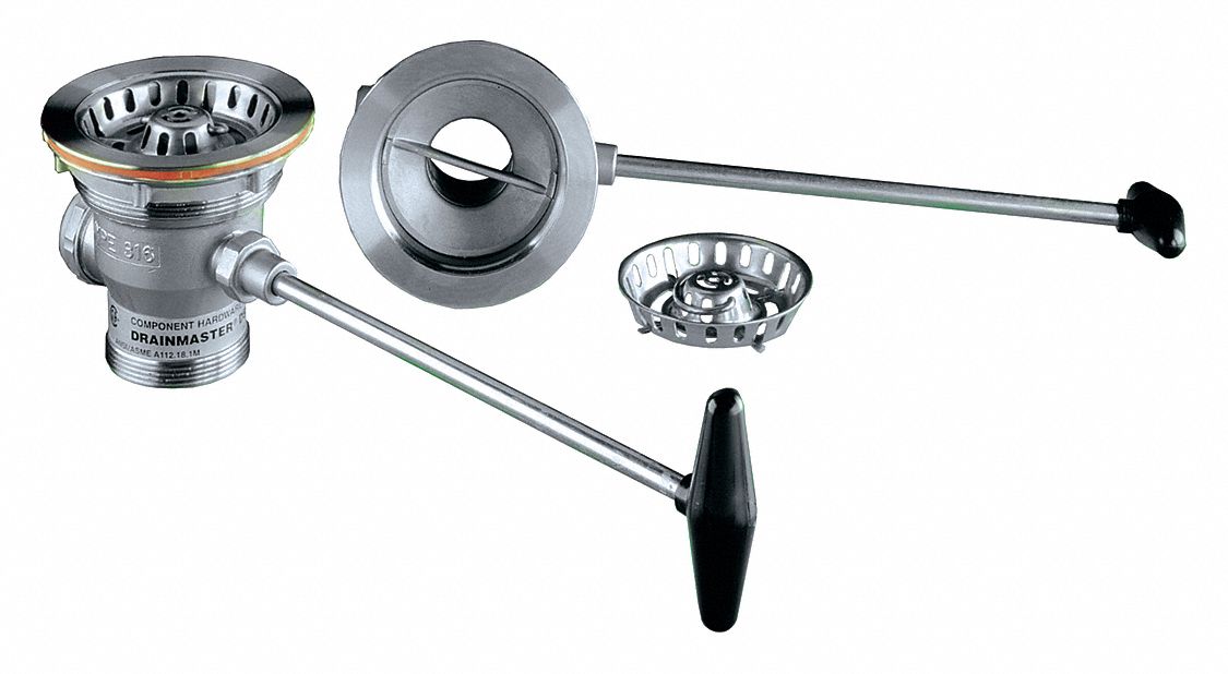 ENCORE, 4 3/8 in Overall Dia, 4 1/8 in Body Ht, Drain Assembly 468F43