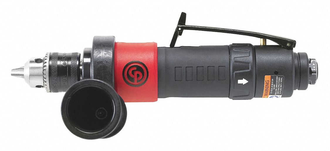 DRILL, 3/8 IN CHUCK SIZE, INDUSTRIAL DUTY, 2,100 RPM FREE SPEED, 0.4 HP, KEYED