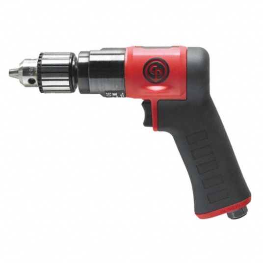 CHICAGO PNEUMATIC, 3/8 in Chuck Size, Industrial Duty, Drill - 468H73 ...