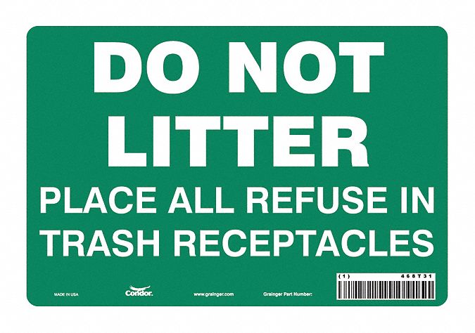 Safety Sign: Aluminum, Mounting Holes Sign Mounting, 7 in x 10 in Nominal Sign Size, 0.032 in Thick