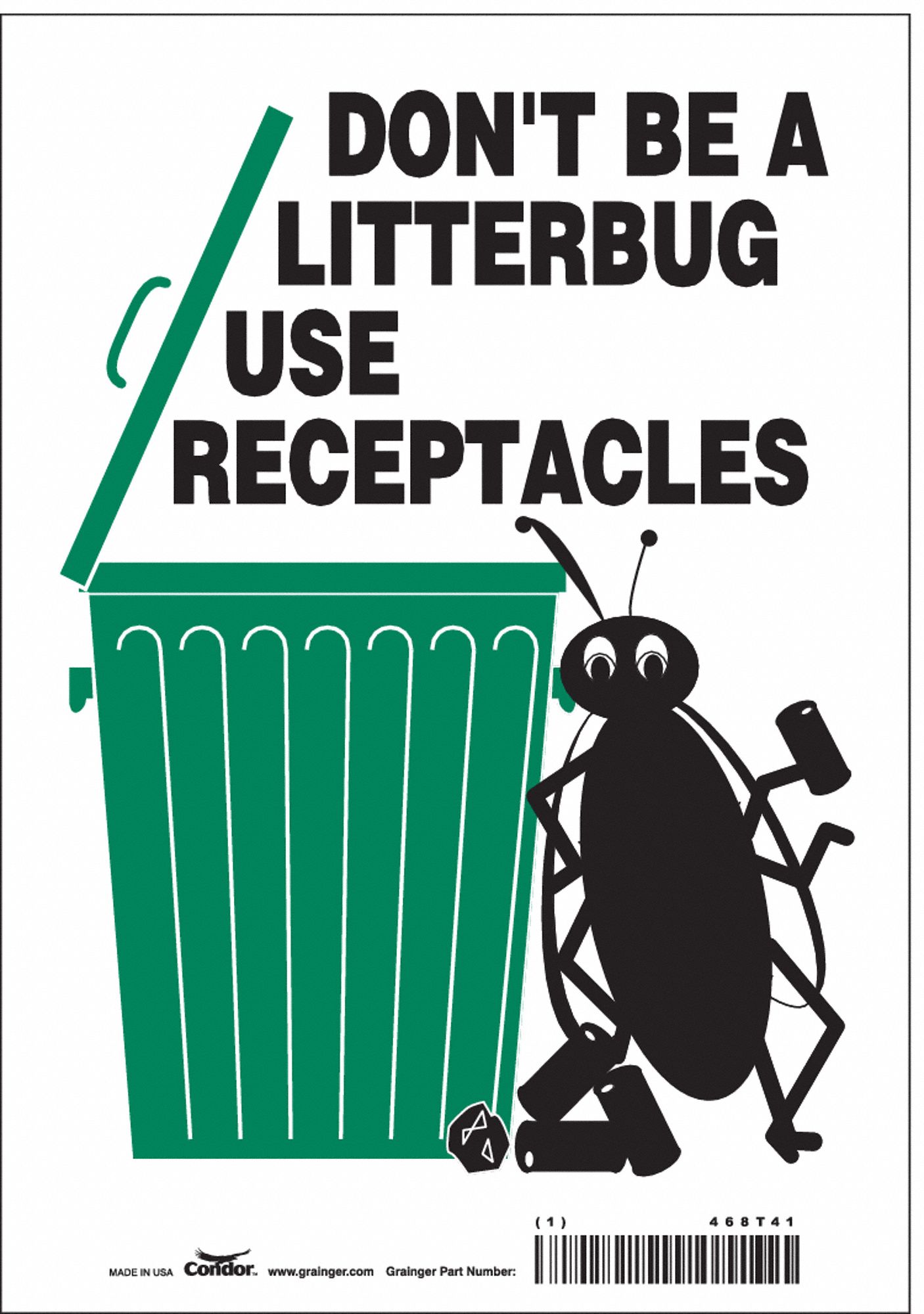 Safety Sign: Vinyl, Adhesive Sign Mounting, 10 in x 7 in Nominal Sign Size, Not Retroreflective