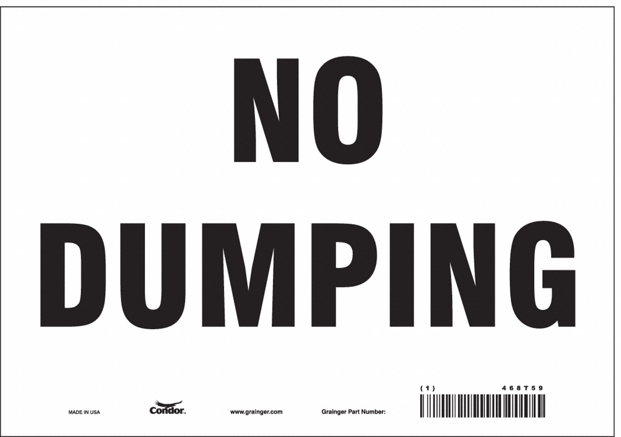 Safety Sign: Vinyl, Adhesive Sign Mounting, 7 in x 10 in Nominal Sign Size, Not Retroreflective