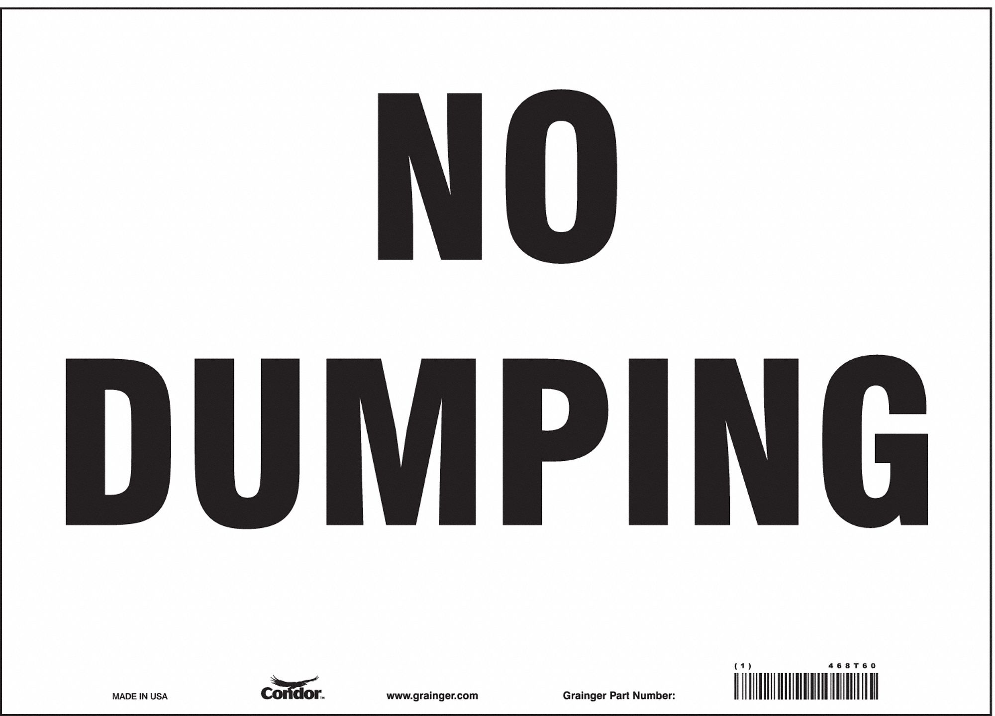 Safety Sign: Vinyl, Adhesive Sign Mounting, 10 in x 14 in Nominal Sign Size, Not Retroreflective