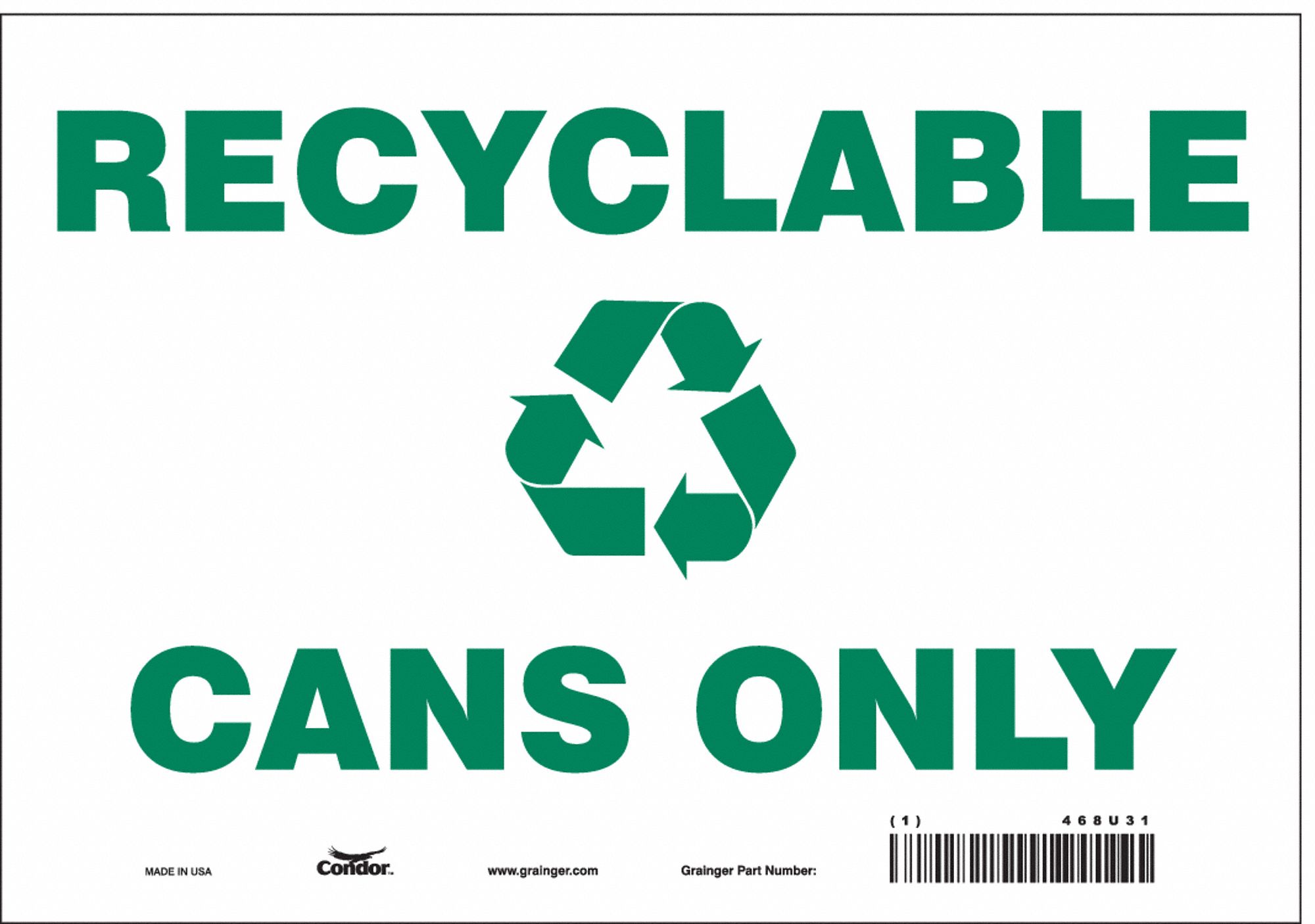 Safety Sign, 7 in x 10 in, Vinyl