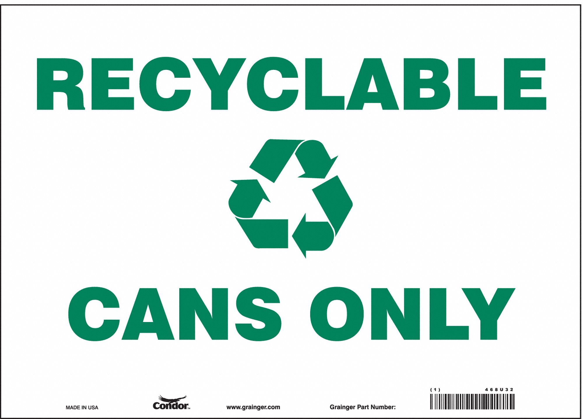 Safety Sign, 10 in x 14 in, Vinyl