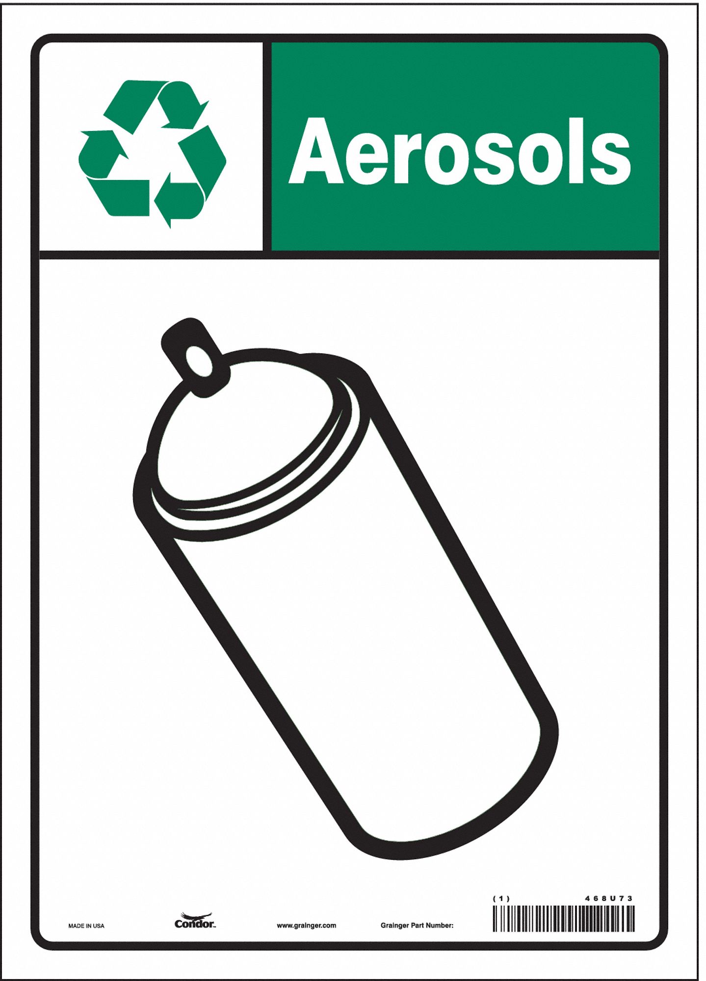 Safety Sign: Vinyl, Adhesive Sign Mounting, 14 in x 10 in Nominal Sign Size, Not Retroreflective