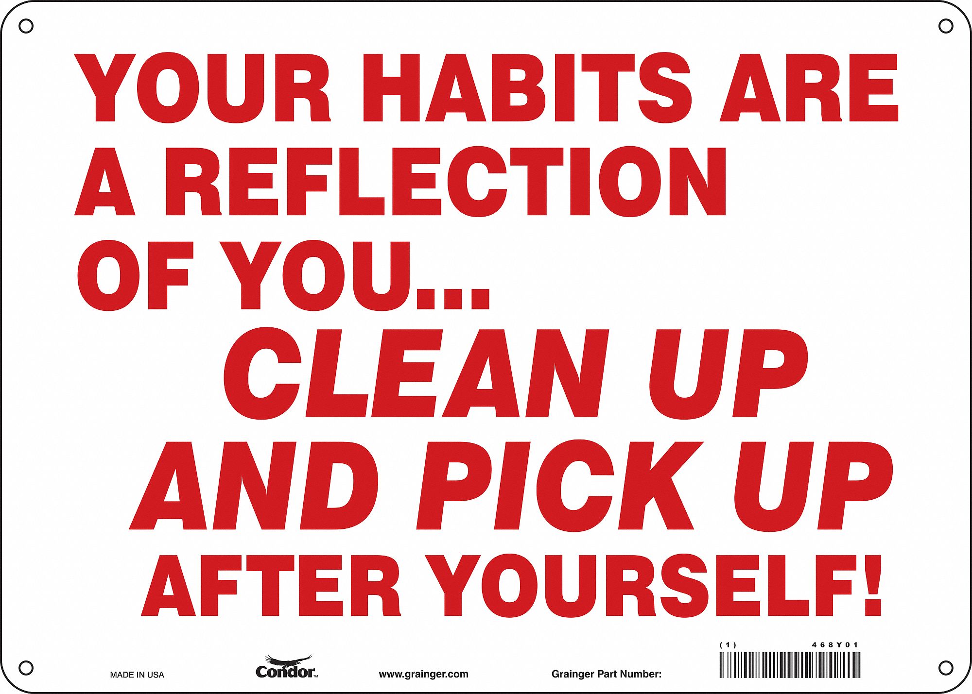 PANNEAU SECURITE,10PO X 14PO,ALUMINIUM