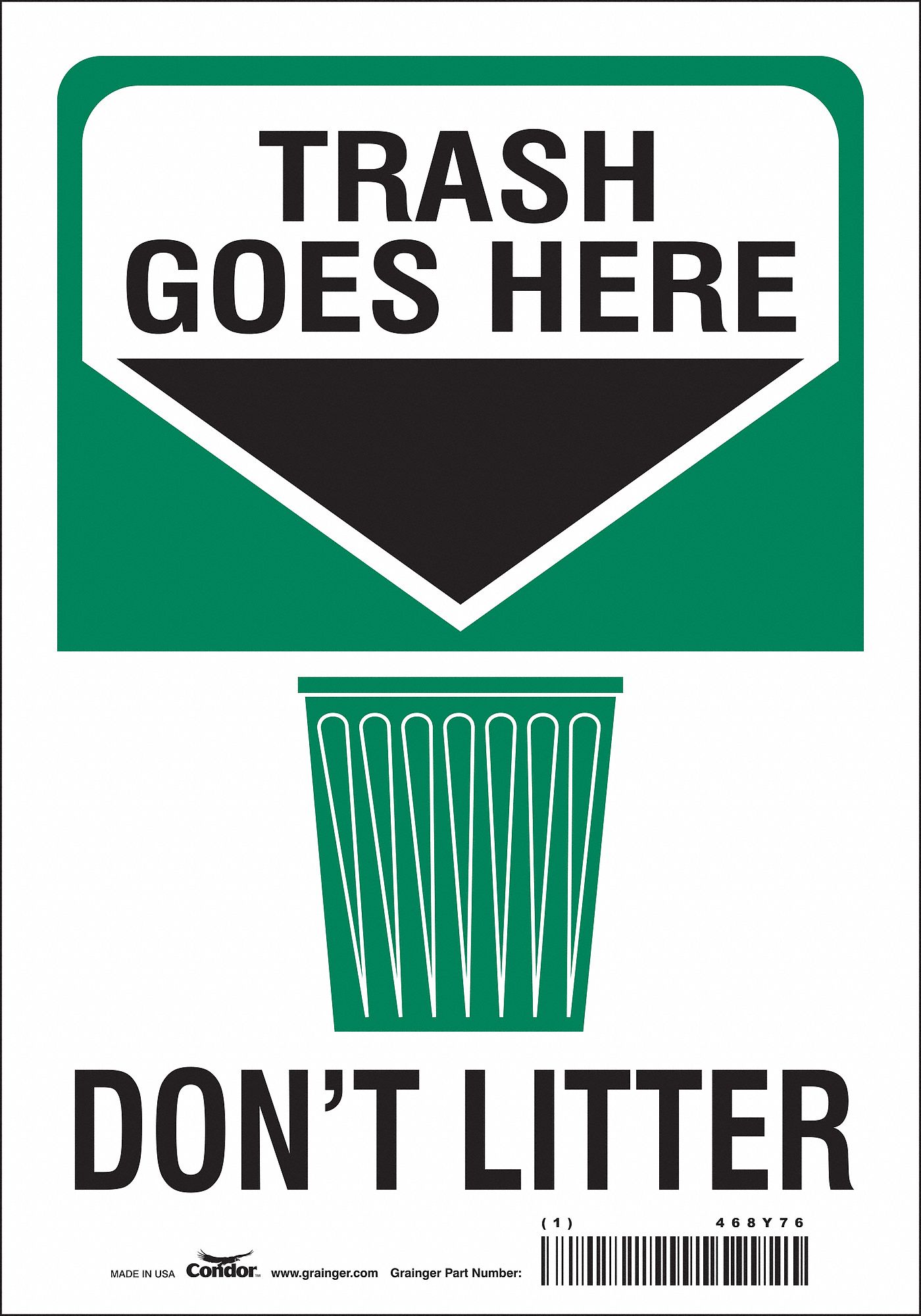 Safety Sign, 10 in x 7 in, Vinyl