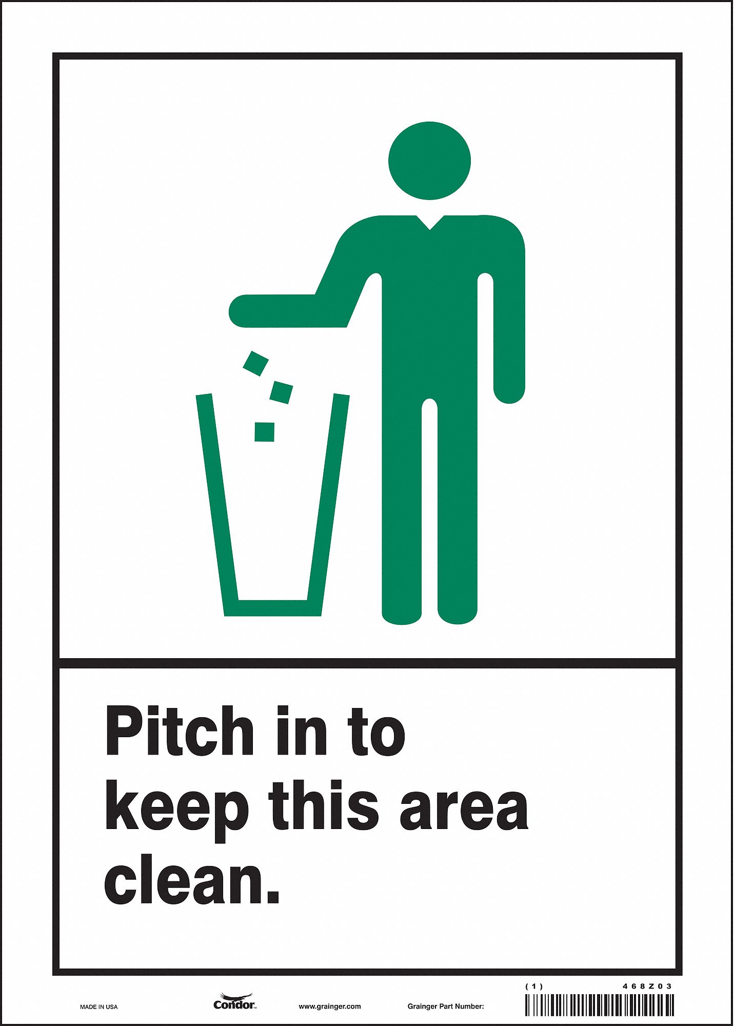 Safety Sign: Vinyl, Adhesive Sign Mounting, 14 in x 10 in Nominal Sign Size, Not Retroreflective