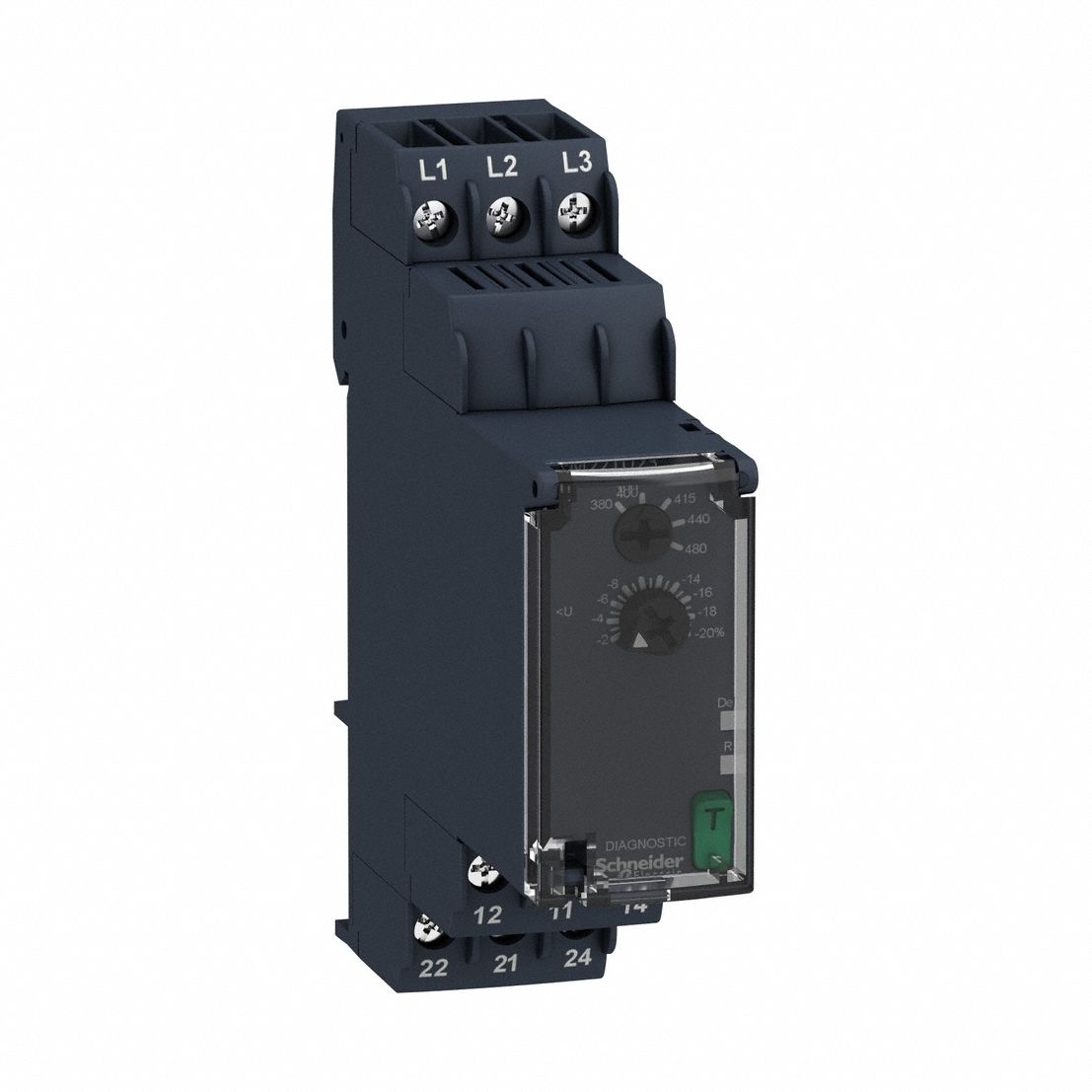 Phase Ctrl Relay 380-480VAC In 8A Dpdt
