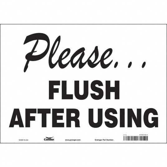 Vinyl, Adhesive Sign Mounting, Safety Sign - 469C03|469C03 - Grainger