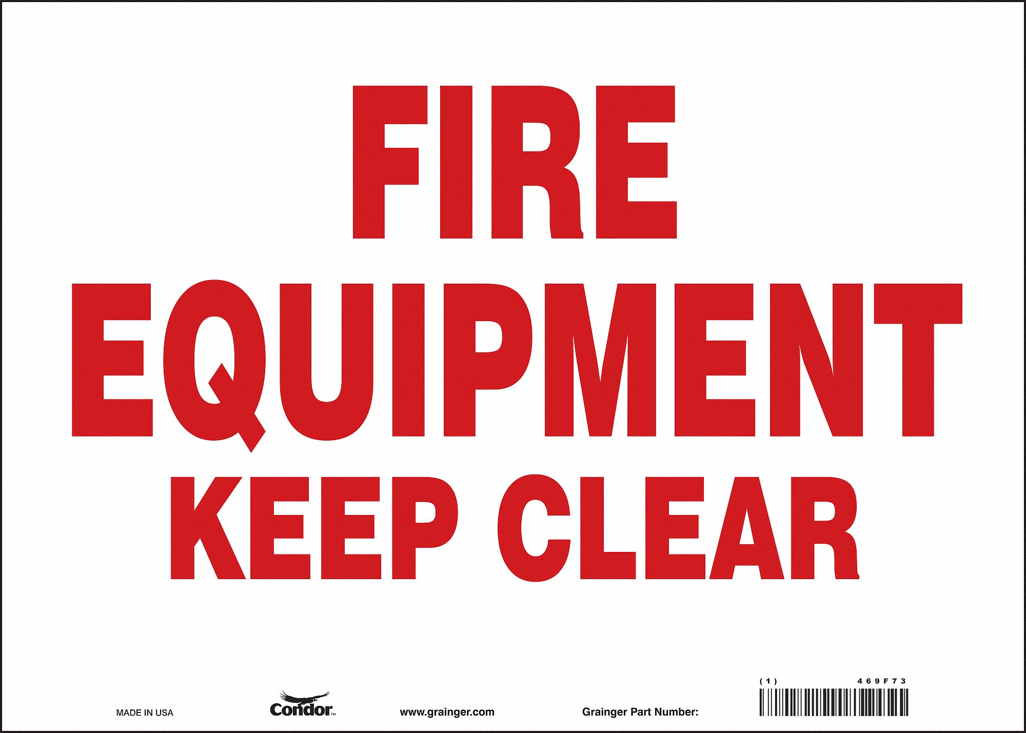 Safety Sign: Vinyl, Adhesive Sign Mounting, 10 in x 14 in Nominal Sign Size, Not Retroreflective