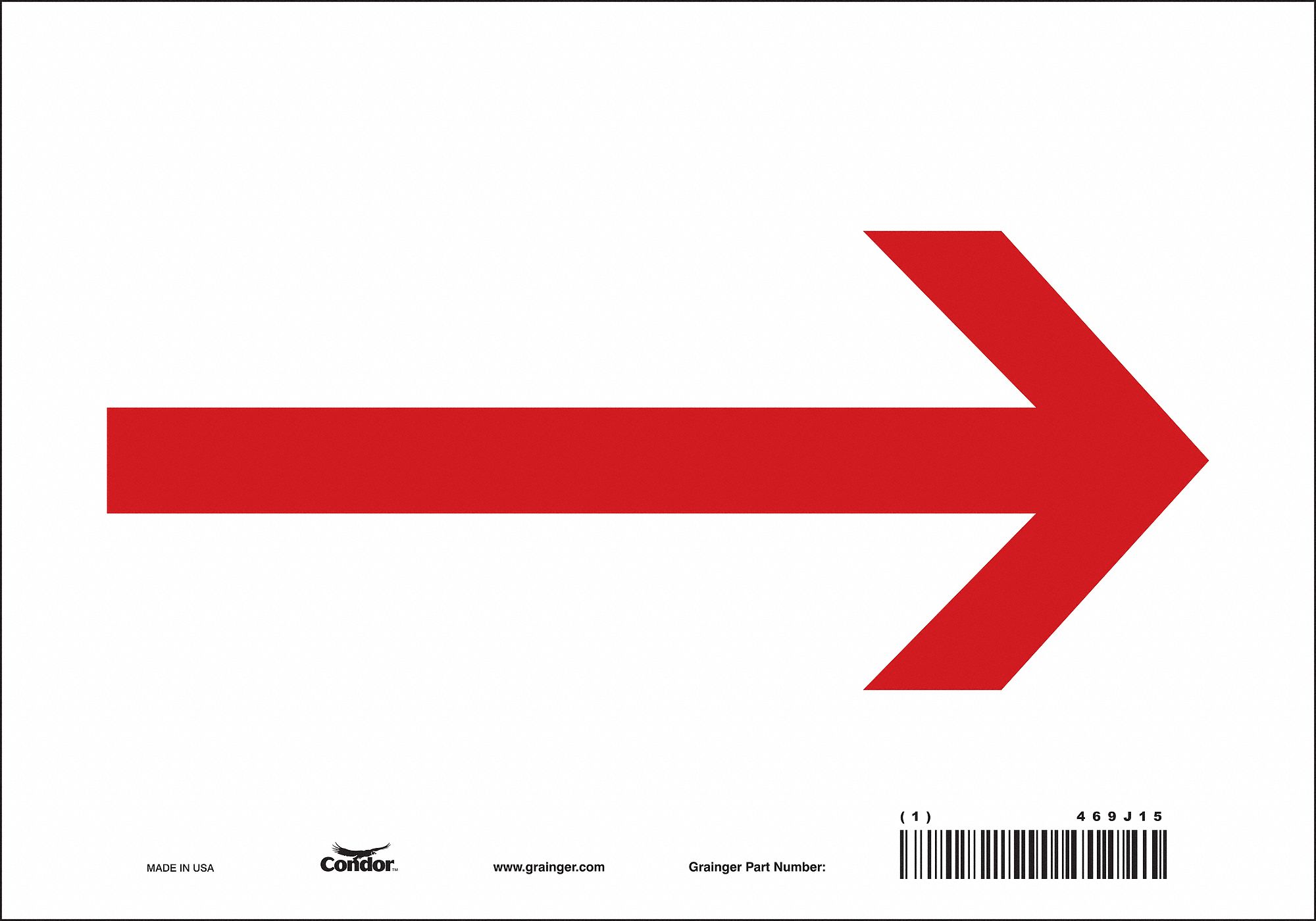 Safety Sign: Vinyl, Adhesive Sign Mounting, 7 in x 10 in Nominal Sign Size, Not Retroreflective