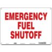 Emergency Fuel Shutoff Signs
