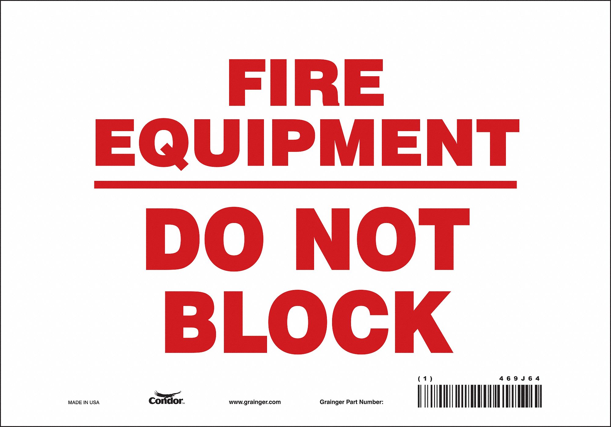 Safety Sign: Vinyl, Adhesive Sign Mounting, 7 in x 10 in Nominal Sign Size, Not Retroreflective