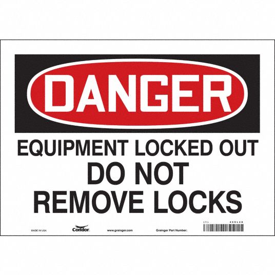 Vinyl, Adhesive Sign Mounting, Safety Sign - 469L48|469L48 - Grainger