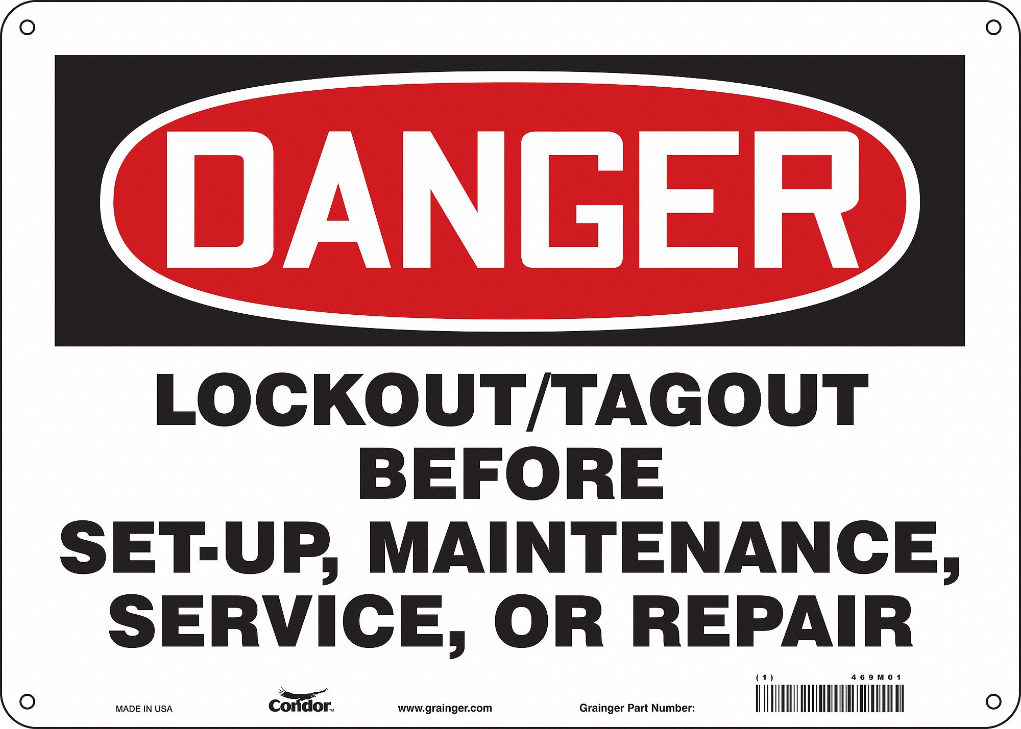 PANNEAU SECURITE,10PO X 14PO,ALUMINIUM