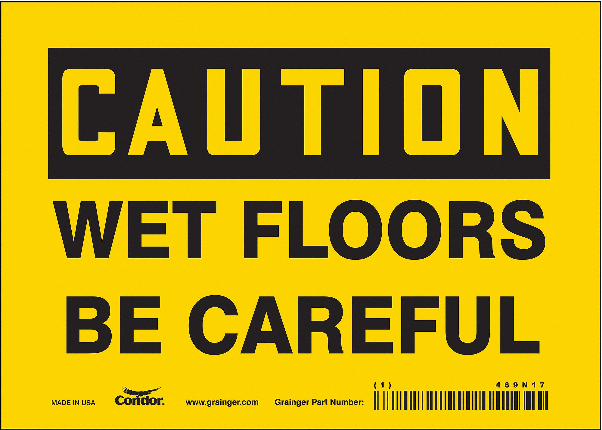 PANNEAU SECURITE,5PO X 7PO,VINYLE