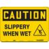Caution: Slippery When Wet Signs