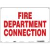 Fire Department Connection (FDC) Signs - Grainger Industrial Supply