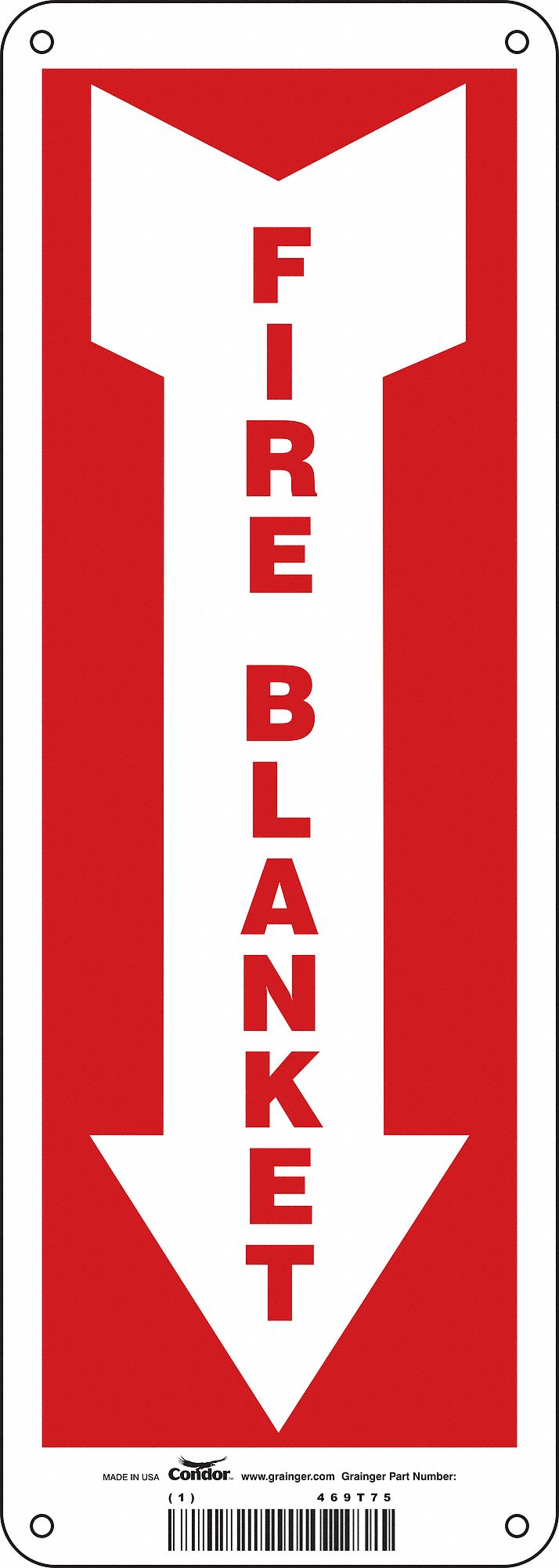 Safety Sign, 14 in x 5 in, Vinyl