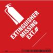 Diamond Extinguisher Missing Ext. # Signs