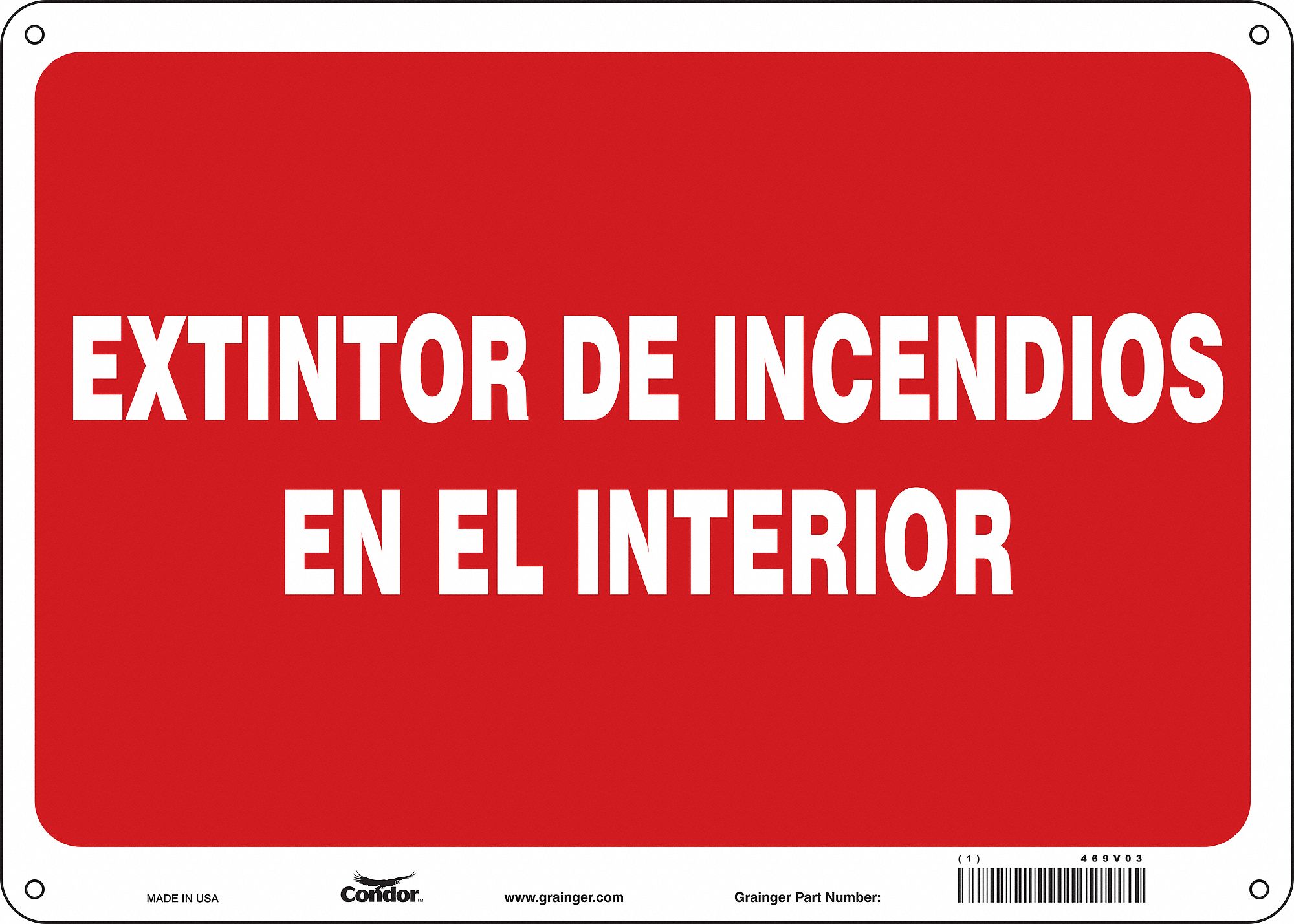 Safety Sign: Polyethylene, Mounting Holes Sign Mounting, 10 in x 14 in Nominal Sign Size