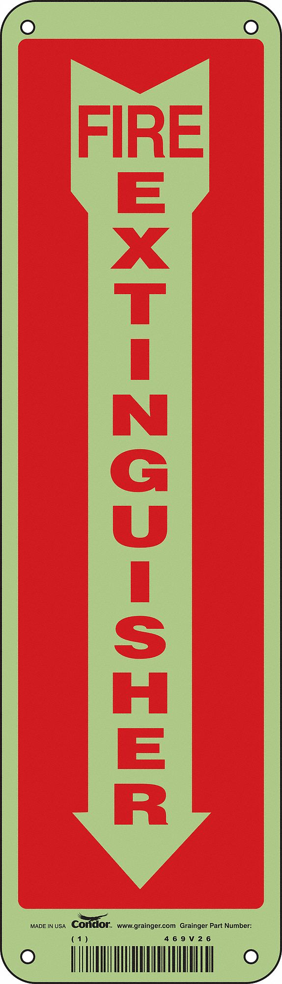 PANNEAU SECURITE,14PO X 4PO,POLYETHYLENE