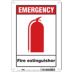 Emergency Fire Extinguisher Signs