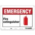 Emergency Fire Extinguisher Signs