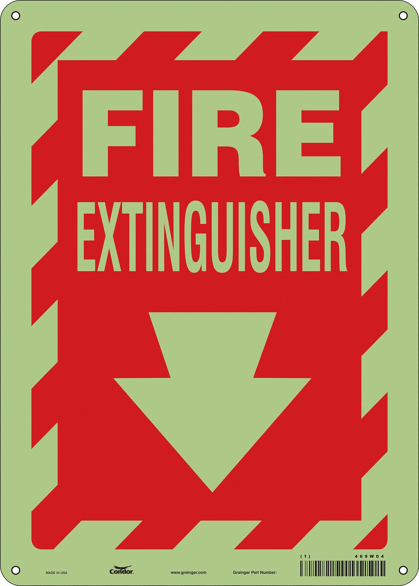 Safety Sign: Polyethylene, Mounting Holes Sign Mounting, 14 in x 10 in Nominal Sign Size