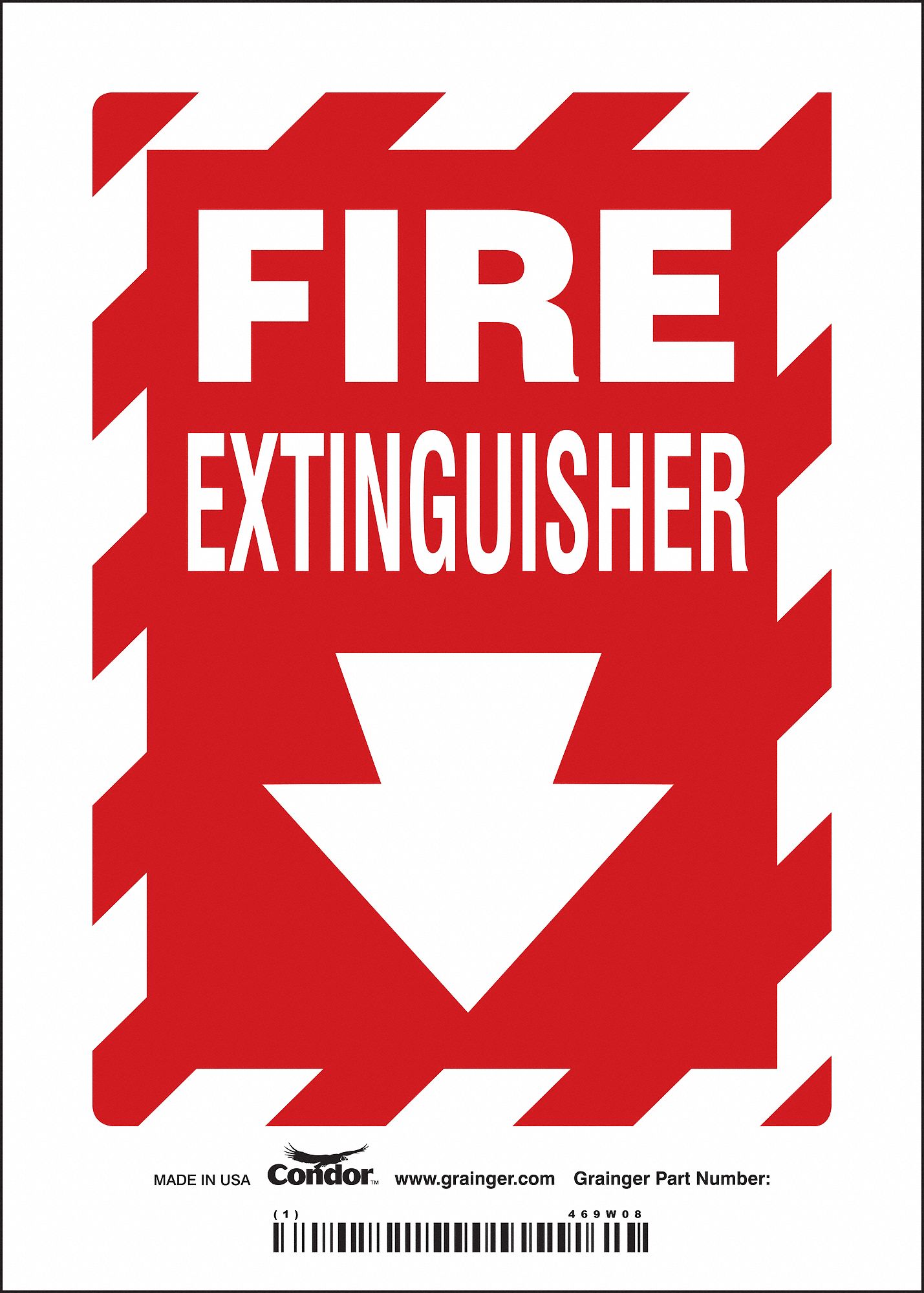 Safety Sign: Vinyl, Adhesive Sign Mounting, 7 in x 5 in Nominal Sign Size, Not Retroreflective